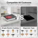 VBGK 1800W Portable Electric Cooktop with Timer