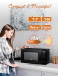 Commercial Chef 1.1 Cu Ft Microwave - 1000W, Black