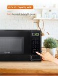 Commercial Chef 1.1 Cu Ft Microwave - 1000W, Black