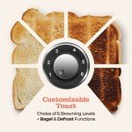 Compact 2-Slice Stainless Steel Digital Toaster