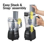 Hamilton Beach 4-Cup Mini Food Processor, Black