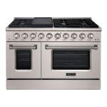 Akicon 48" Gas Range with Double Oven & Griddle