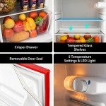 BANGSON 3.2 CU.FT Mini Fridge with Freezer