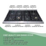 Akicon 48" Gas Range with Double Oven & Griddle