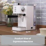 Gevi 20 Bar Espresso Machine with Milk Frother