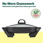 Bella 12-Inch Electric Skillet with Glass Lid