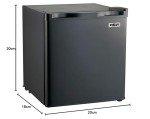 RCA 1.6 Cu Ft Black Refrigerator