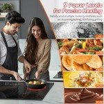 AMZCHEF 36-Inch 5-Burner Electric Cooktop
