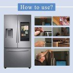 4 Pcs Refrigerator Door Hinge Shim Adjustment Kit