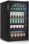 Feelfunn 126 Can Beverage Refrigerator – Black
