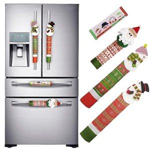Christmas Refrigerator Handle Covers Set of 4