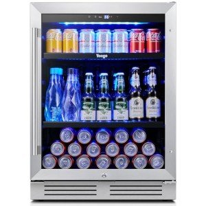 Yeego 24-Inch Beverage Refrigerator with Lock