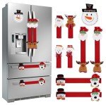 Christmas Refrigerator Handle Covers - 9 Piece Set