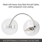 Secure Mini Refrigerator Lock with Key - White