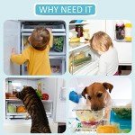 2 Pack Child Proof Refrigerator Door Locks