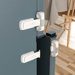 2 Pack Child Proof Refrigerator Door Locks