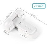 2 Pack Child Proof Refrigerator Door Locks