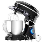 COSTWAY 660W Electric Stand Mixer with 6-Speed Control