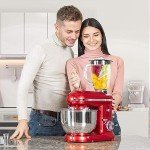 VIVOHOME 3-in-1 Stand Mixer with 6 Quart Bowl