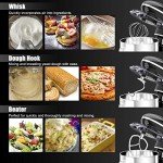COSTWAY 660W Electric Stand Mixer with 6-Speed Control