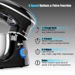 COSTWAY 660W Electric Stand Mixer with 6-Speed Control