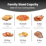 COMFEE' Air Fryer Toaster Oven with Convection