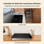 FOGATTI Double Induction Cooktop with Touch Controls