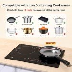 FOGATTI Double Induction Cooktop with Touch Controls