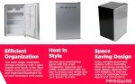 Frigidaire Platinum Series 2.5 cu ft Refrigerator
