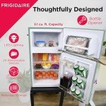 Mint Retro Mini Fridge with Freezer & Opener