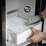 Under Counter Nugget Ice Maker with Drain Pump