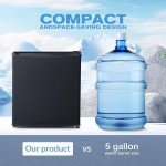 Compact Mini Fridge with Freezer and Low Noise