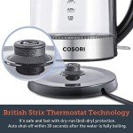 COSORI 1.7L Electric Tea Kettle with Auto Shut-Off