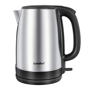 COMFEE' 1.7L Stainless Steel Electric Tea Kettle