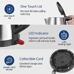 COMFEE' 1.7L Stainless Steel Electric Tea Kettle