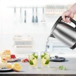 COMFEE' 1.7L Stainless Steel Electric Tea Kettle