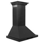 ZLINE 24" Convertible Wall Mount Range Hood - Black