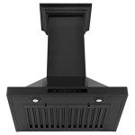 ZLINE 24" Convertible Wall Mount Range Hood - Black