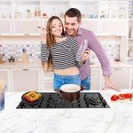 Summit Black Gas Cooktop Model GC443BGL