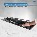 Summit Black Gas Cooktop Model GC443BGL