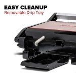 OVENTE Electric Panini Press Sandwich Maker, 1000W