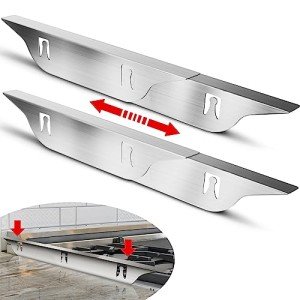 Stainless Steel Stove Gap Covers - Adjustable 13.8" to 27.5