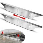 Stainless Steel Stove Gap Covers - Adjustable 13.8" to 27.5
