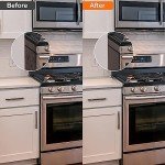 Stainless Steel Stove Gap Covers - Adjustable 13.8" to 27.5