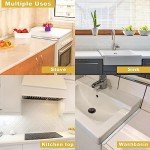 Stainless Steel Stove Gap Covers - Adjustable 13.8" to 27.5