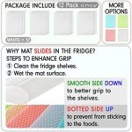 12 Pack Refrigerator Liners for Easy Organization