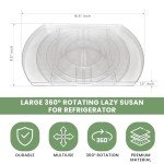 NOSTALGIQ 360° Rotating Refrigerator Lazy Susan
