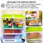 12 Pack Refrigerator Liners for Easy Organization