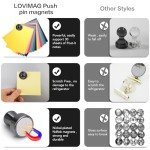 LOVIMAG 16-Piece Strong Refrigerator Magnet Set