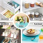 12 Pack Refrigerator Liners for Easy Organization
